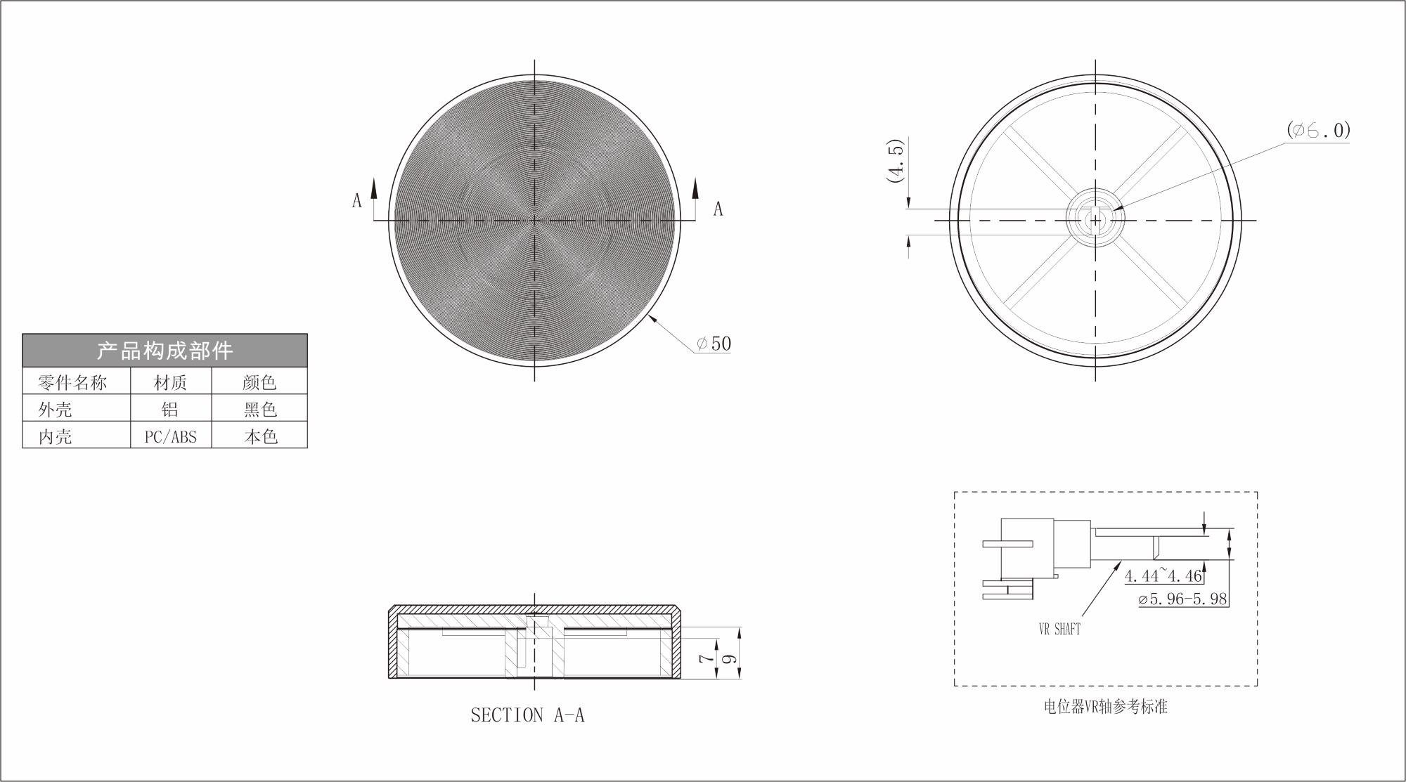 Hardware Knob X140